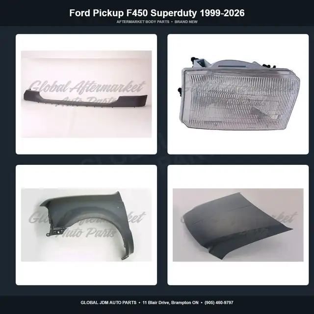 Ford Pickup F450 Superduty 1999-2026 Fender Mirror Grille