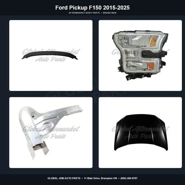 Ford Pickup F150 2015-2025 Grille Fender Mirror Bumper Hood
