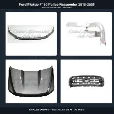 Ford Pickup F150 Police Responder 2018-2025 Grille Mirror