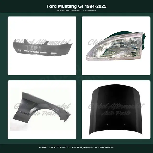 Ford Mustang Gt 1994-2025 Mirror Bumper Hood Grille Fender