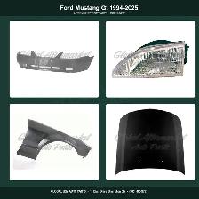 Ford Mustang Gt 1994-2025 Mirror Bumper Hood Grille Fender