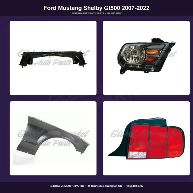 Ford Mustang Shelby Gt500 2007-2022 Grille Fender Mirror