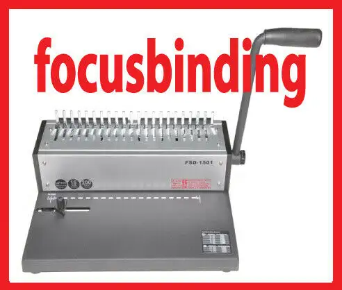 New Fall Best Deal Metal manual Cerlox comb binding and punching