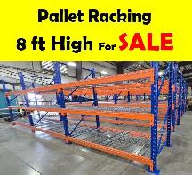 8' High x 42' Pallet Racking for Sale Warehouse Storage Rack