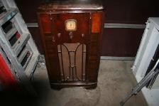 Radio meuble ancien vintage antique antiquité 1930's complet