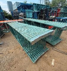 USED 14 ft x 42 inch  Redirack Uprights Frames Pallet Racking - Photo 2