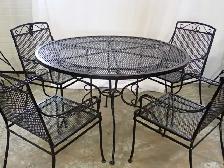 Wrought Iron Patio Set