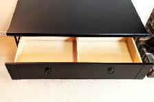 Upcycled Black Console/Media Table – with a drawer and a shelf - Photo 6