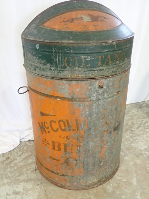 Antique Oil Drum and Dispenser