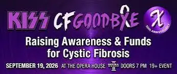 #10 KISS CF Goodbye Fundraising 4 Cystic Fibrosis Canada Sep 19
