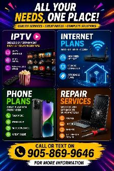 tv services,  phone services