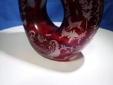 Vintage Egermann Bohemian Crystal Decanter - Photo 4