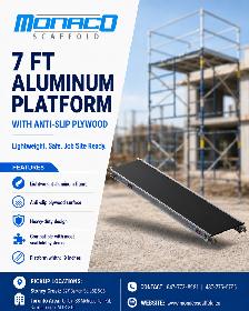 7ft. Aluminum Platform with Anti-slip Plywood