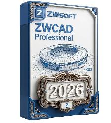 ZWCAD Professional 2026 | 2D Drafting & 3D CAD Design Software