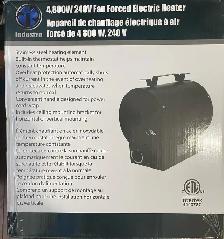 Fan Forced Electric Heater,