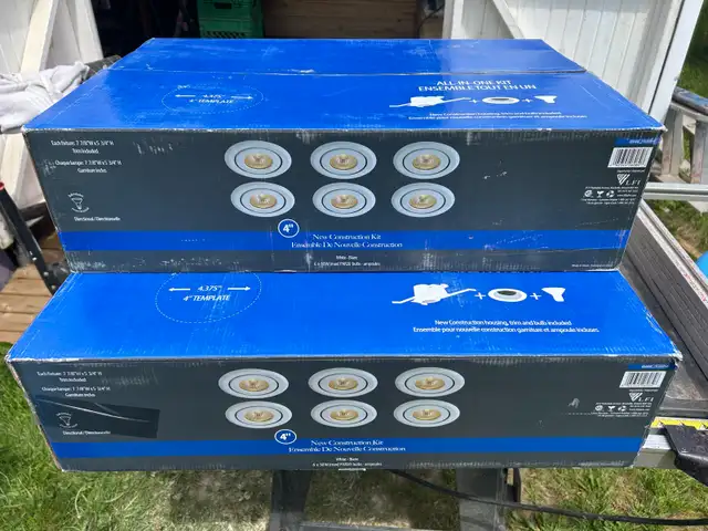 VFLI 4'  Pot Lights All-in-One Kit New Construction