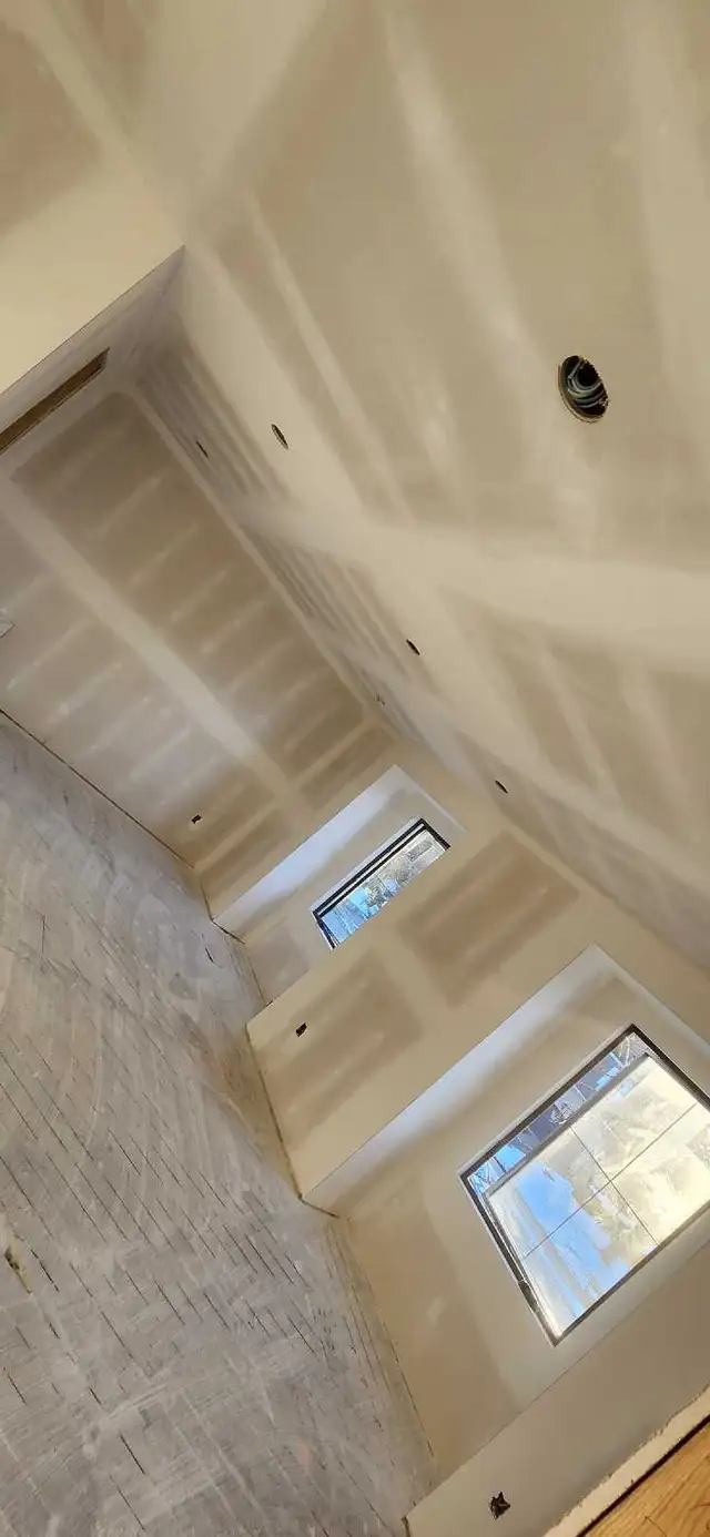 Popcorn ceiling removal, Drywalling, Taping