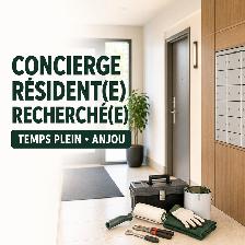 Concierge résident(e) / Homme ou femme à tout faire