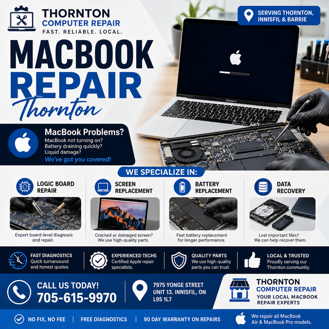 Trusted MacBook Screen Repair Barrie