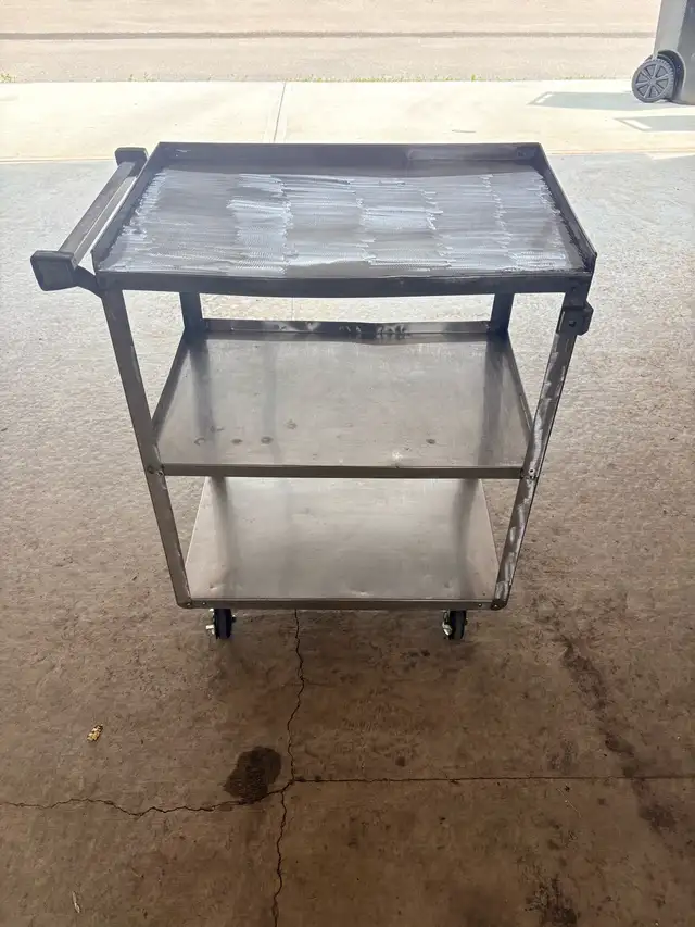 Sainless steel tool cart
