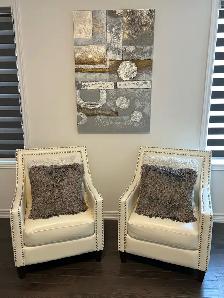 Holsworthy Faux Leather Armchair