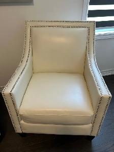 Holsworthy Faux Leather Armchair - Photo 2