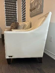 Holsworthy Faux Leather Armchair - Photo 3