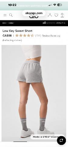 ALO LOW-KEY SWEAT SHORT - Photo 2