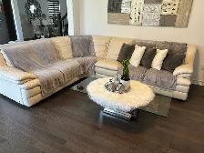 Sectional Leather Couch $1000