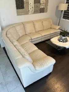 Sectional Leather Couch $1000 - Photo 4