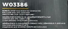 Firman W03386 3300W Remote Start Inverter Generator NEW $899 - Photo 8