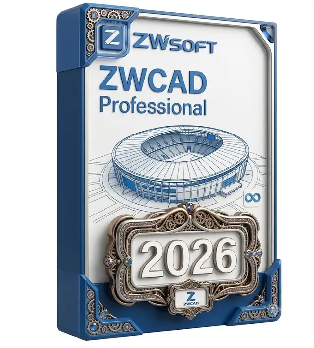 ZWCAD Professional 2025 | 2D Drafting & 3D CAD Design Software