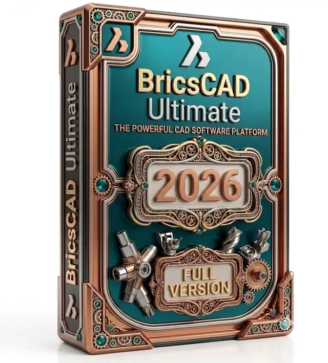 Bricsys BricsCAD Ultimate 2026 – CAD, BIM, Mechanical & Civil