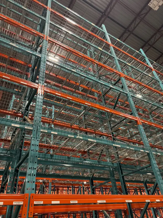 USED WIRE MESH DECKING FRO PALLET RACKING 42' x 46'
