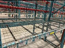 1000's of used wire mesh decks for pallet racking available