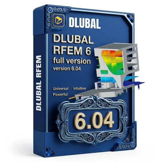 Dlubal RFEM 6.04 – Structural Analysis, Steel, Concrete & BIM