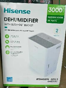 Déshumidificateur Hisense 35 pintes