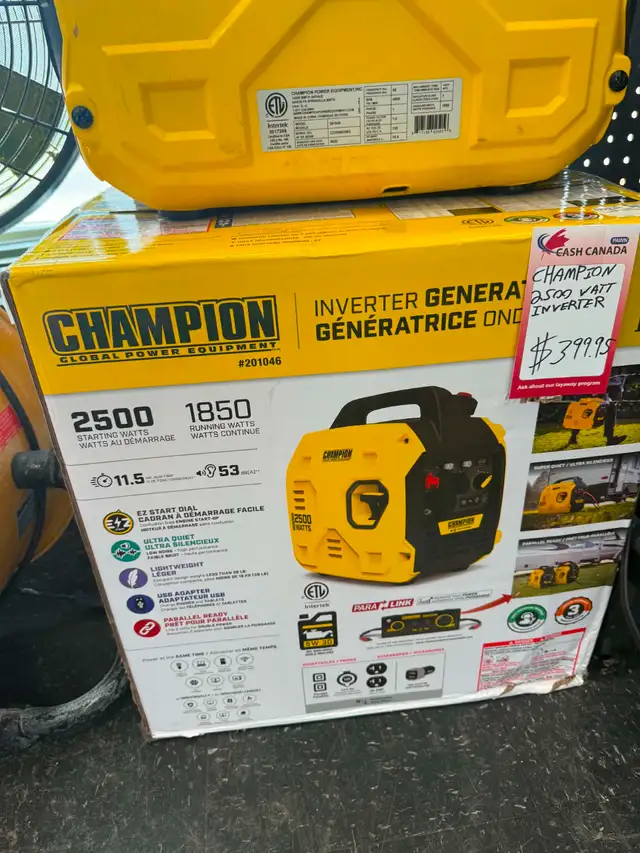 Champion 2500w  Inverter Generator