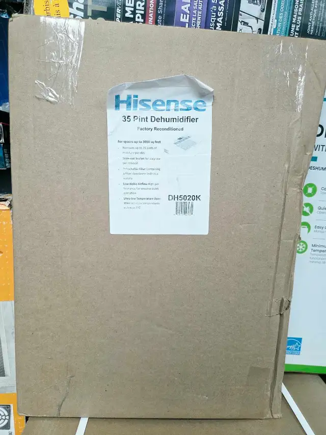Déshumidificateur Hisense 35 pintes DH5020K