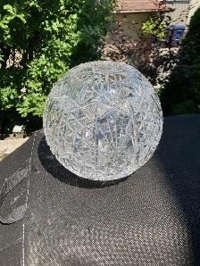 Violetta Crystal Globe Vase