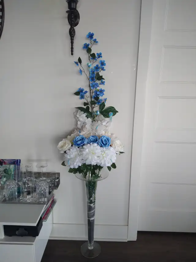 Vase avec fleurs (création unique)