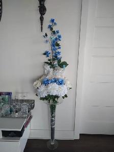 Vase avec fleurs (création unique)