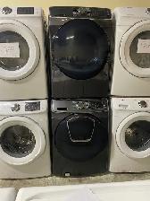 Laveuse sécheuse frontales grises charbon Samsung (remis a neuf)