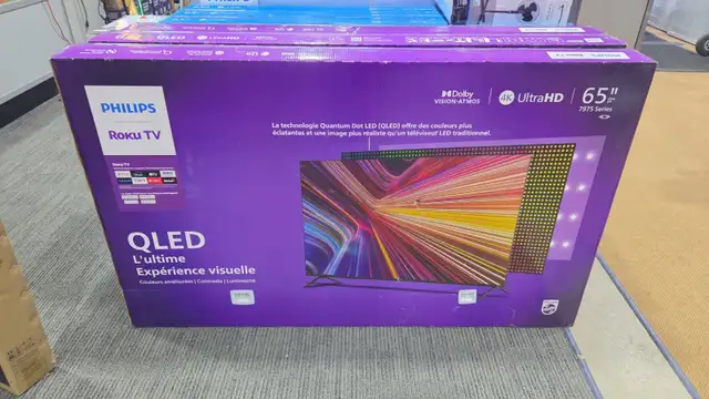 Philips 65-inch 4K Ultra HD QLED Roku TV