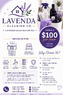 Lavenda Cleaning Co. Professional Cleaning Services