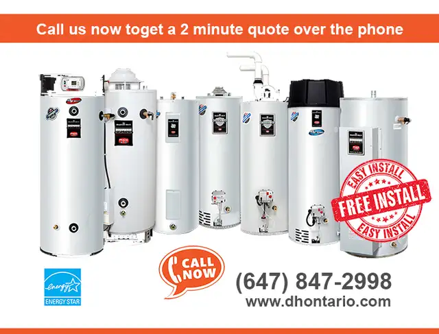 Water Heater SALE on Now! ALL Tank Types & Brands Available