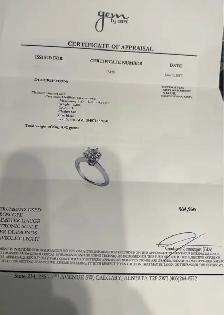 1.20carat Solitaire Wedding Set In Platinum - Photo 2