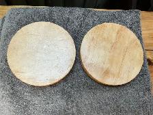 2 Antique Lucky Horseshoes with Canadian Pennies on Wood Plaque - Photo 6