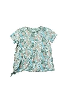 Joe Fresh Girls Botanical Print Side Tie T-Shirt – Size XL (14)