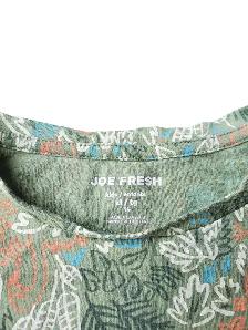 Joe Fresh Girls Botanical Print Side Tie T-Shirt – Size XL (14) - Photo 2